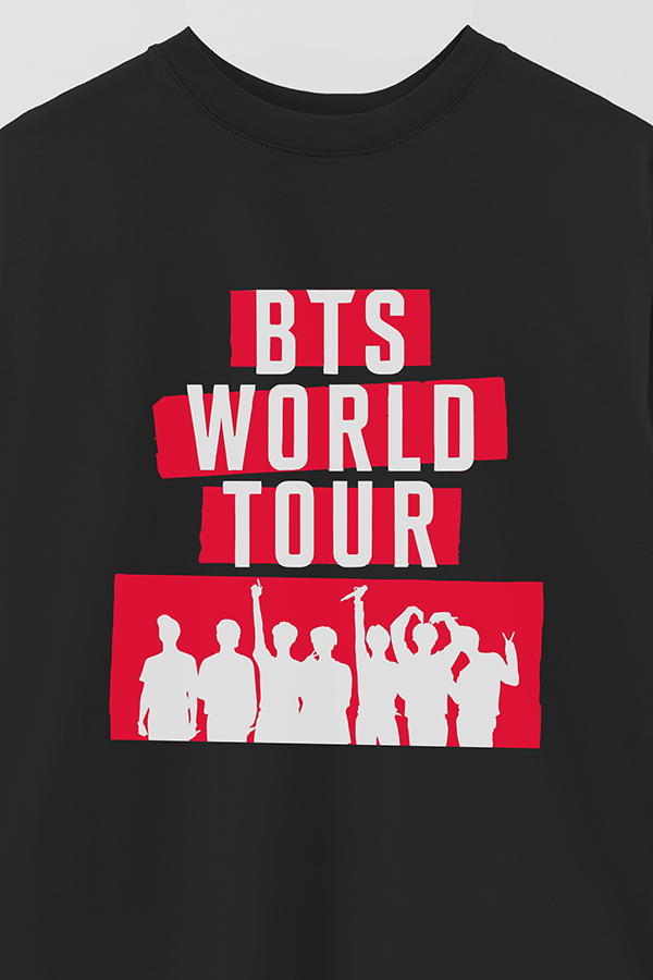 REMERA OVER ESTAMPADA BTS WT5