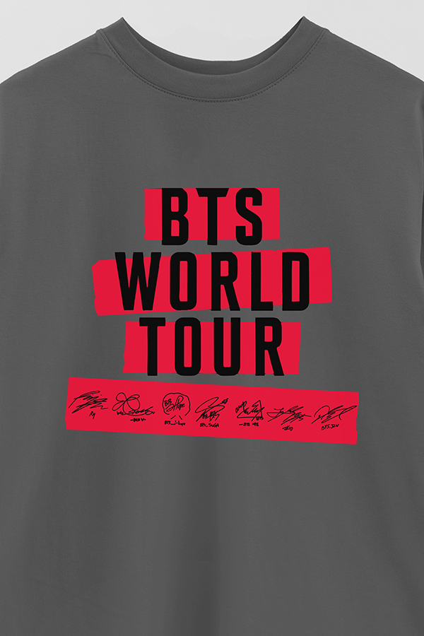 REMERA OVER ESTAMPADA BTS WT4