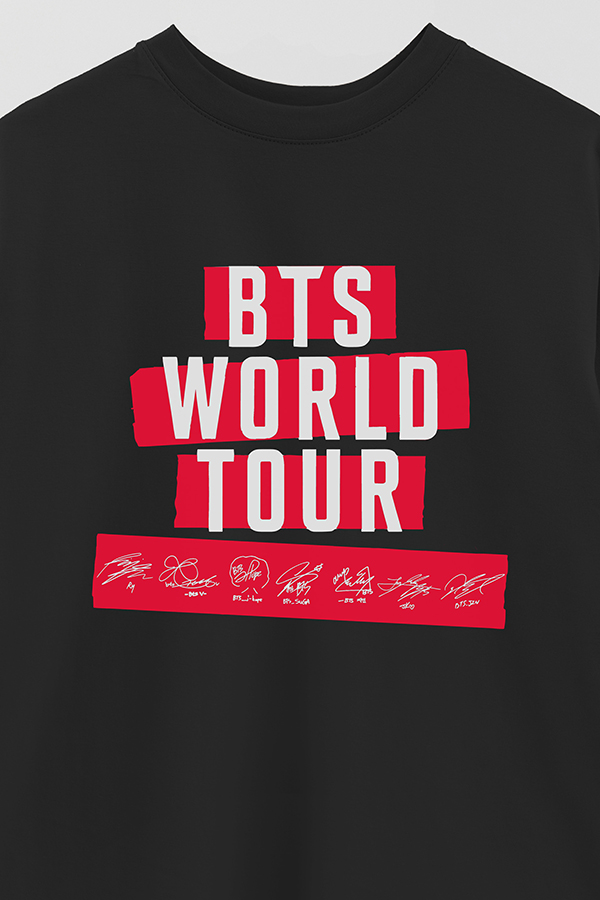 REMERA OVER ESTAMPADA BTS WT4
