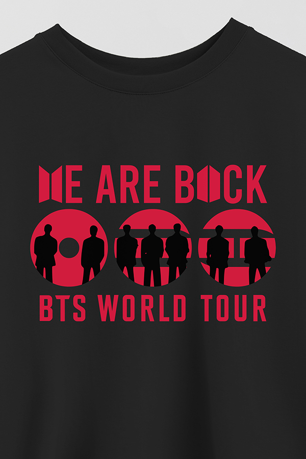 REMERA CROP ESTAMPADA BTS WRB3