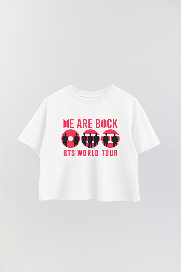 REMERA CROP ESTAMPADA BTS WRB3