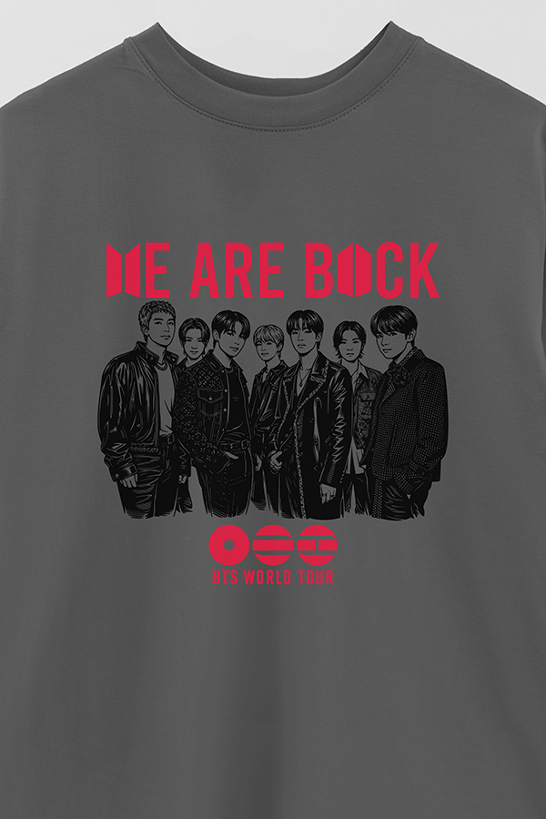 REMERA OVER ESTAMPADA BTS WRB