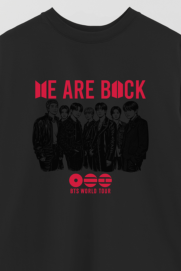 REMERA OVER ESTAMPADA BTS WRB