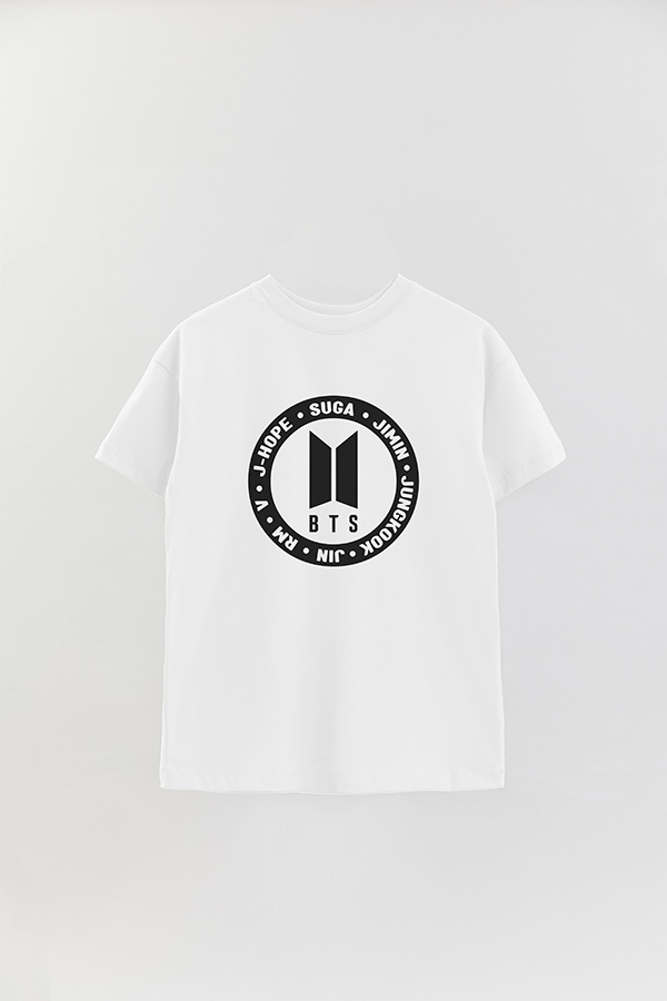 REMERA OVER ESTAMPADA BTS 19