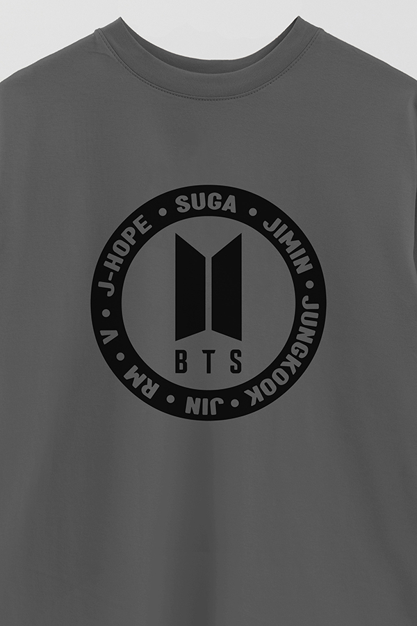 REMERA OVER ESTAMPADA BTS 19