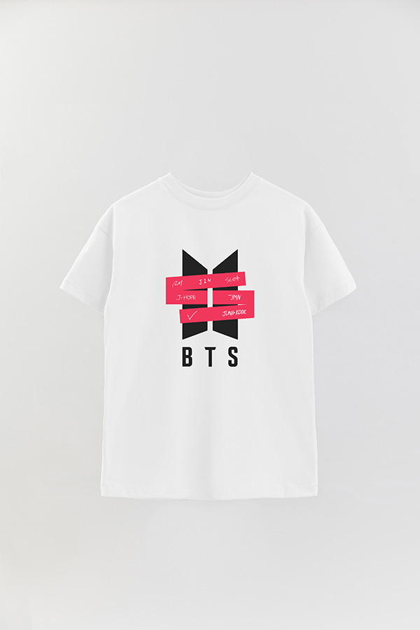 REMERA OVER ESTAMPADA BTS 17