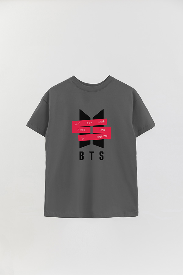 REMERA OVER ESTAMPADA BTS 17