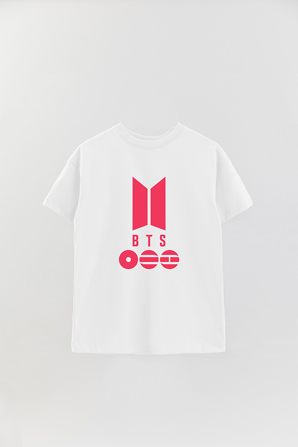 REMERA OVER ESTAMPADA BTS 16