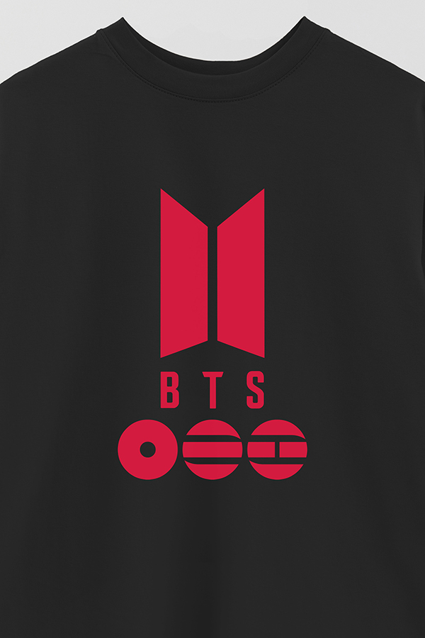 REMERA OVER ESTAMPADA BTS 16