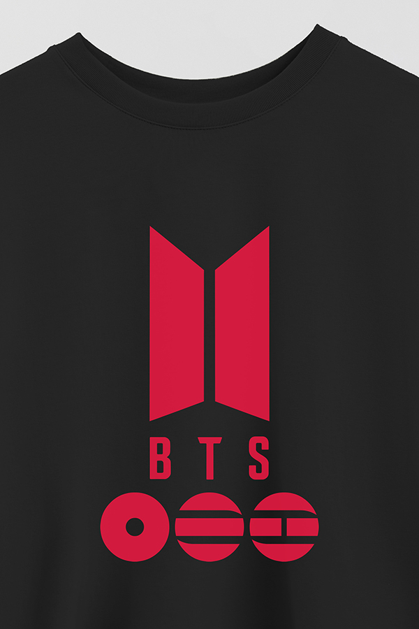 REMERA CROP ESTAMPADA BTS 16