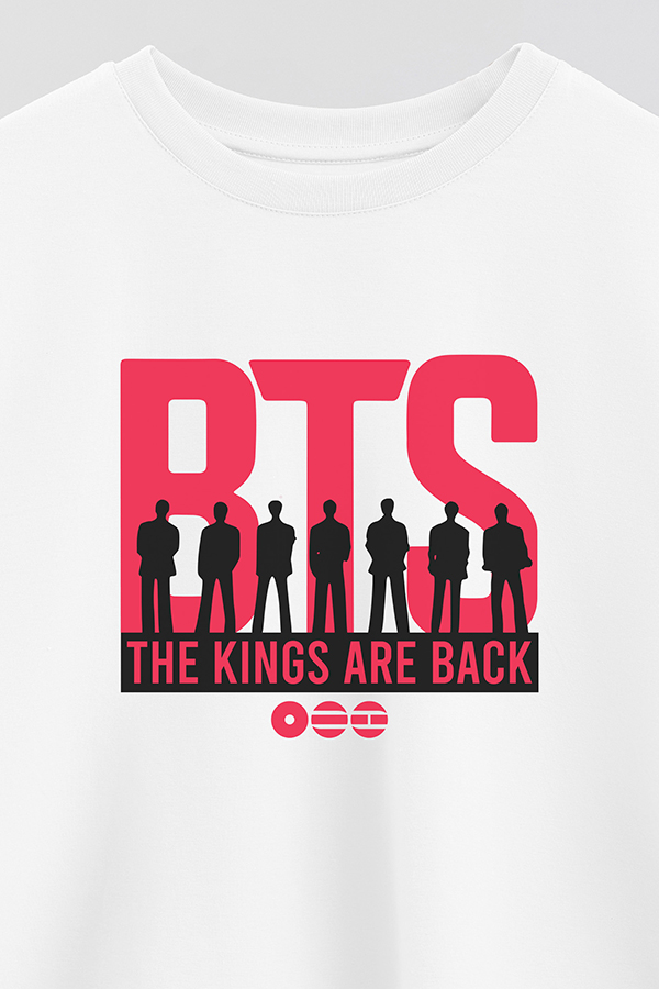 REMERA CROP ESTAMPADA BTS 15