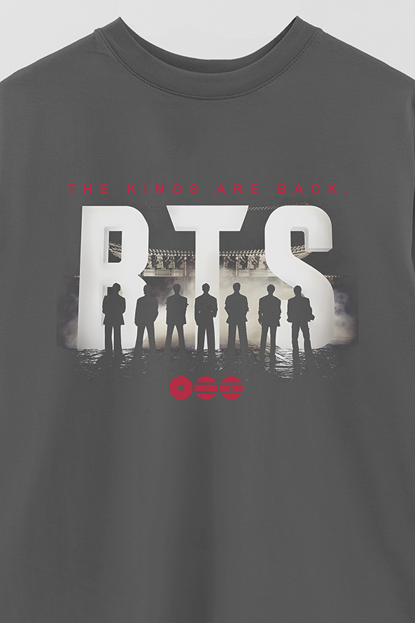 REMERA OVER ESTAMPADA BTS 13