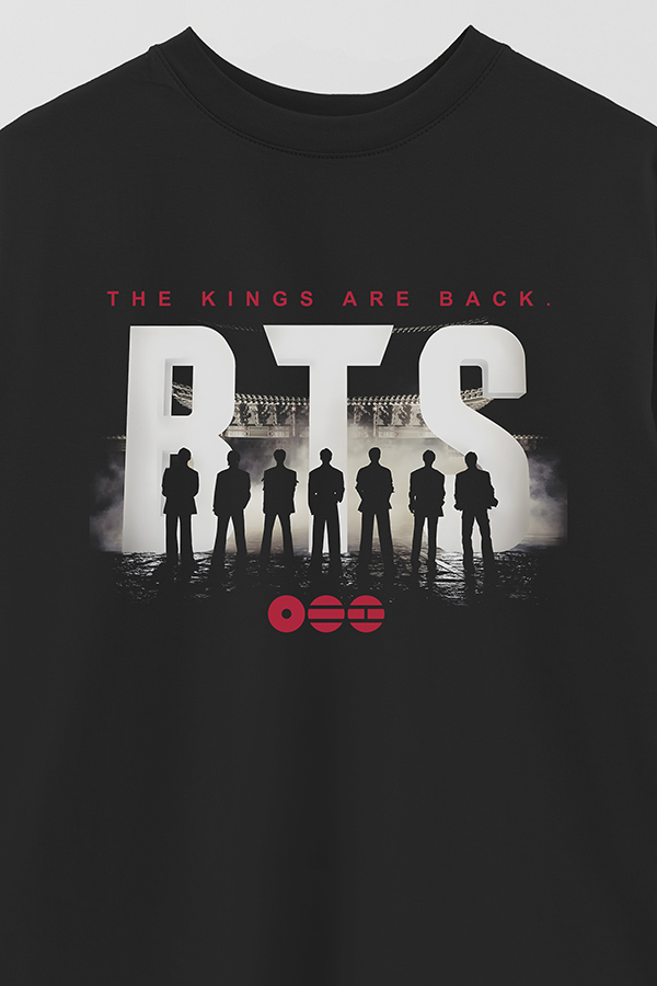 REMERA OVER ESTAMPADA BTS 13