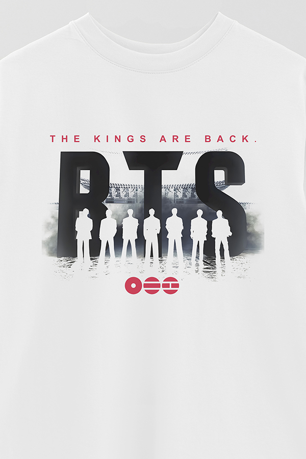 REMERA OVER ESTAMPADA BTS 13