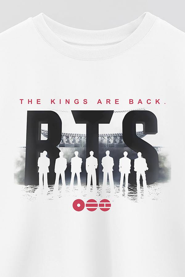 REMERA CROP ESTAMPADA BTS 13