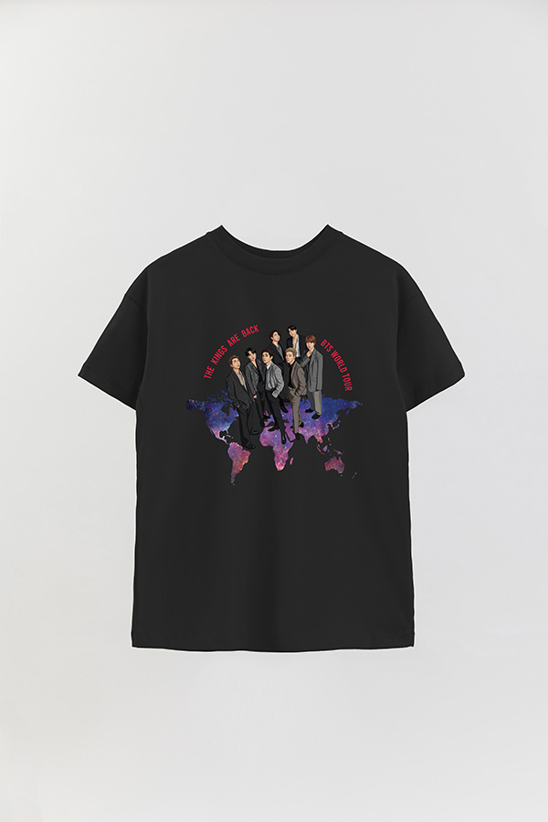 REMERA OVER ESTAMPADA BTS 11