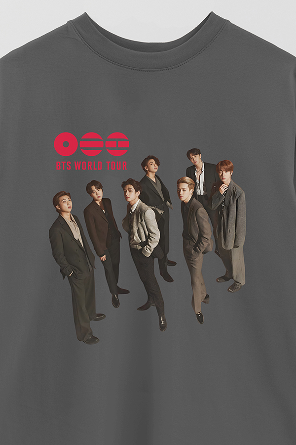REMERA OVER ESTAMPADA BTS 10