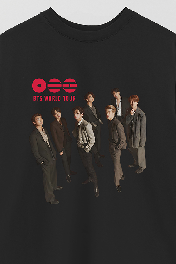 REMERA OVER ESTAMPADA BTS 10