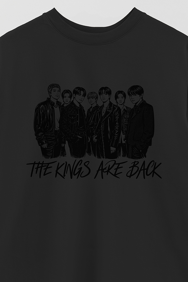 REMERA OVER ESTAMPADA BTS 9