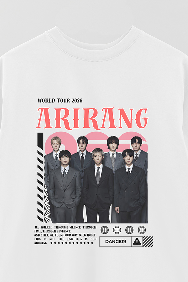 REMERA OVER ESTAMPADA BTS 8