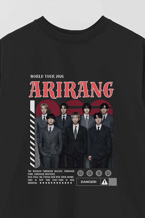 REMERA OVER ESTAMPADA BTS 8
