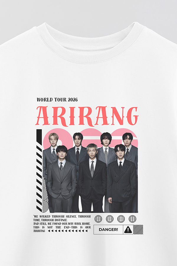 REMERA CROP ESTAMPADA BTS 8
