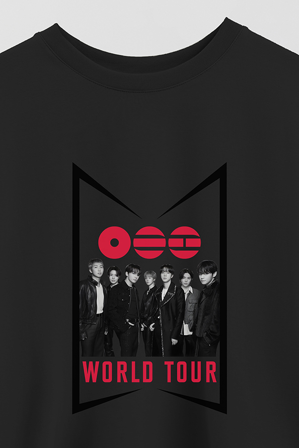 REMERA CROP ESTAMPADA BTS 7