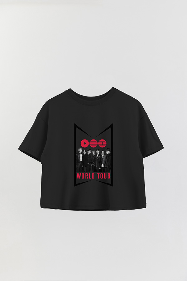REMERA CROP ESTAMPADA BTS 7