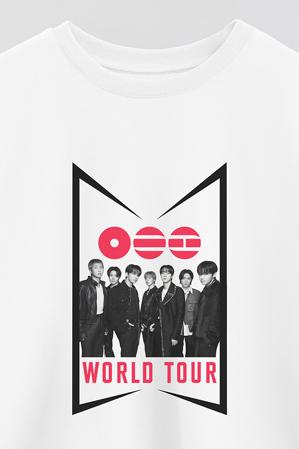 REMERA CROP ESTAMPADA BTS 7