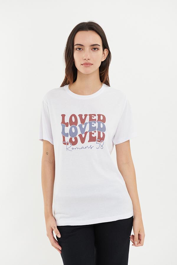 REMERA BASICA UNISEX VRS LOVED