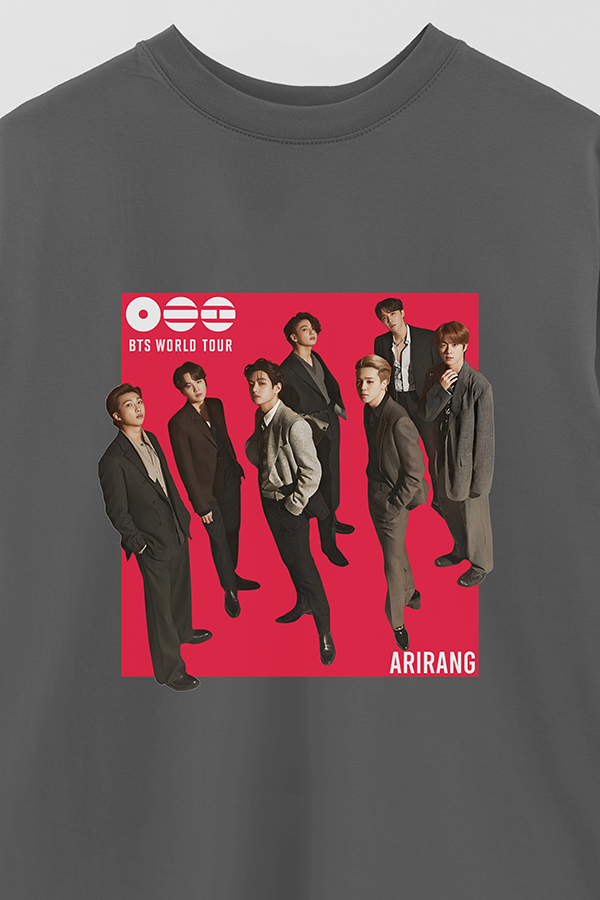 REMERA OVER ESTAMPADA BTS 5