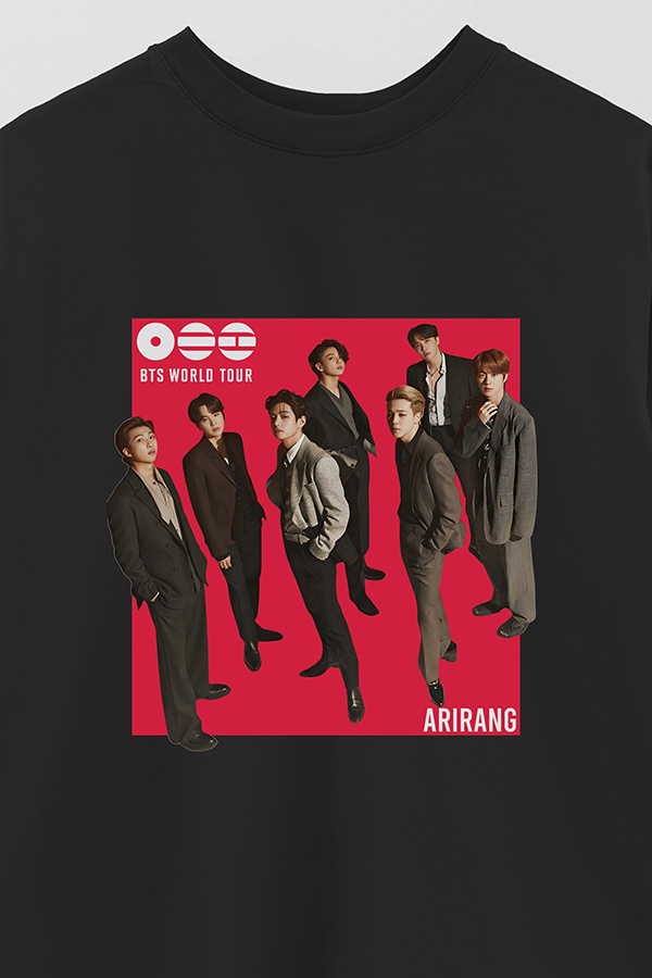 REMERA OVER ESTAMPADA BTS 5