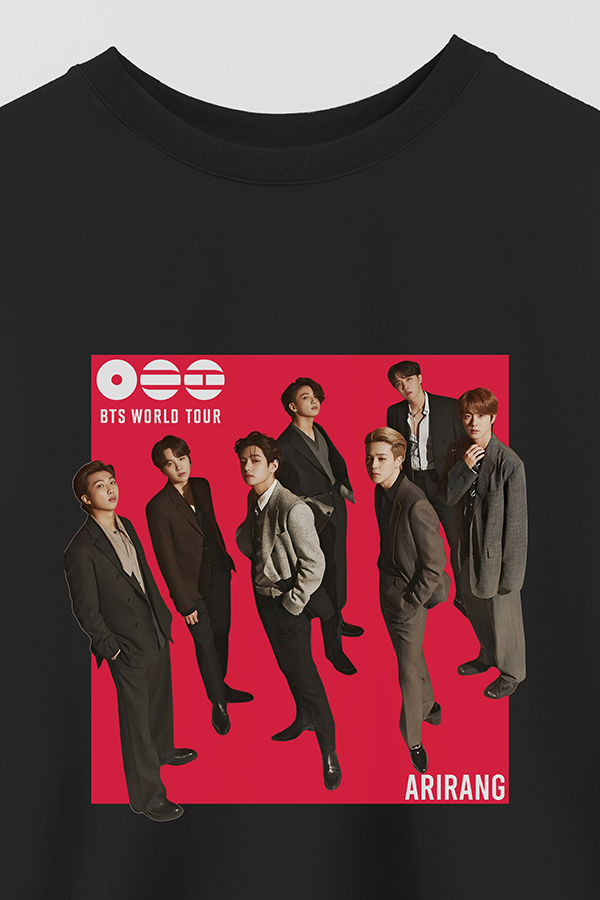 REMERA CROP ESTAMPADA BTS 5