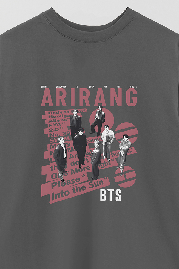 REMERA OVER ESTAMPADA BTS 4