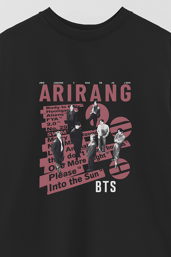REMERA OVER ESTAMPADA BTS 4