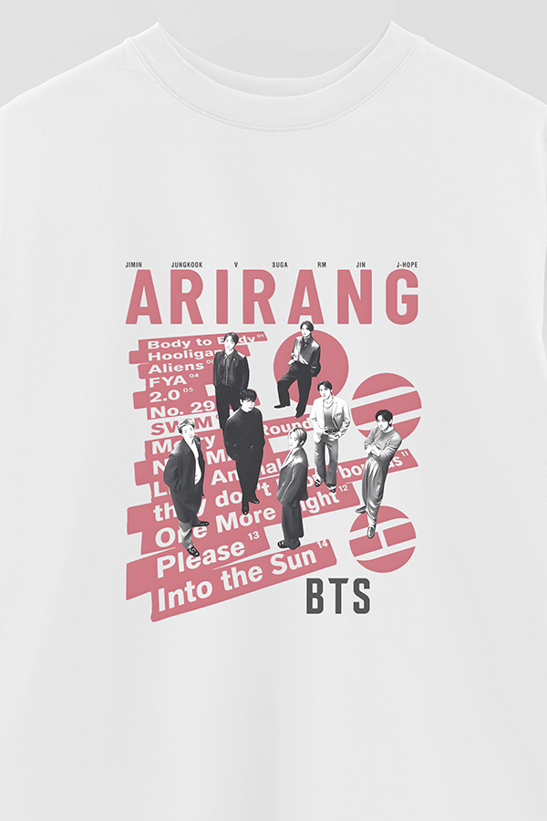 REMERA OVER ESTAMPADA BTS 4