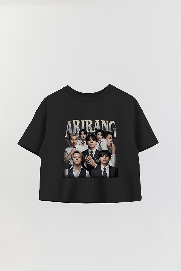 REMERA CROP ESTAMPADA BTS 1