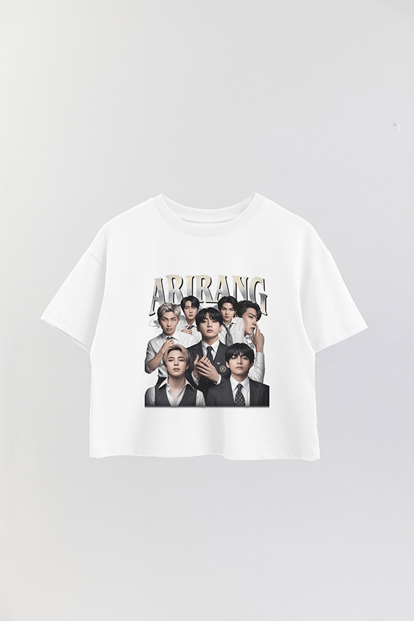 REMERA CROP ESTAMPADA BTS 1