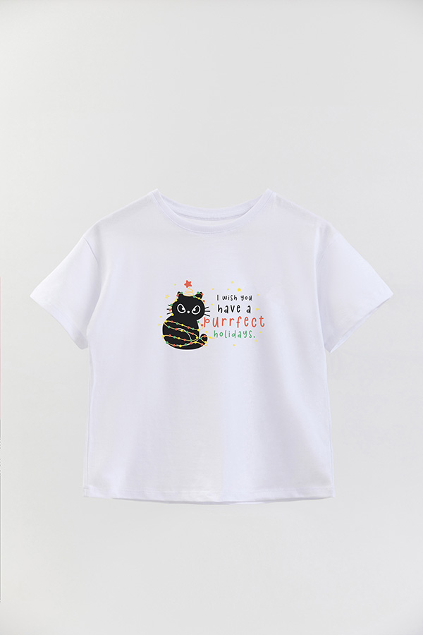 REMERA GIRL OVER JINGLE CAT 18