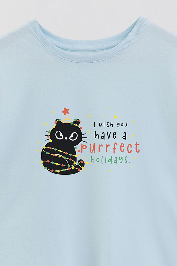 REMERA GIRL OVER JINGLE CAT 18