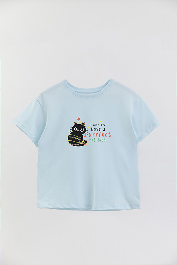 REMERA GIRL OVER JINGLE CAT 18