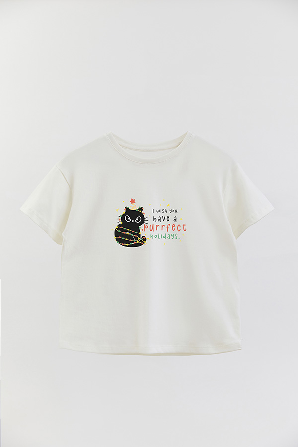 REMERA GIRL OVER JINGLE CAT 18