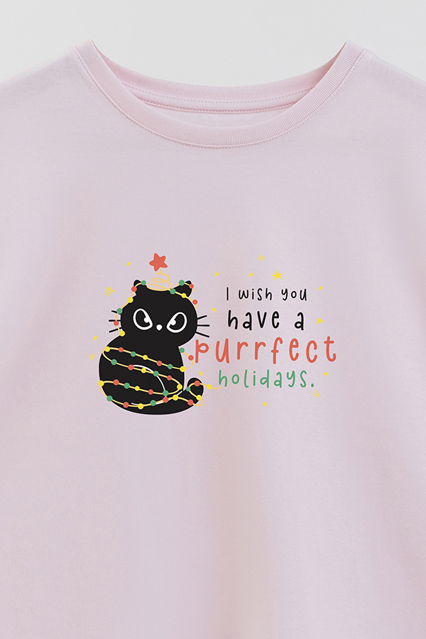 REMERA GIRL OVER JINGLE CAT 18