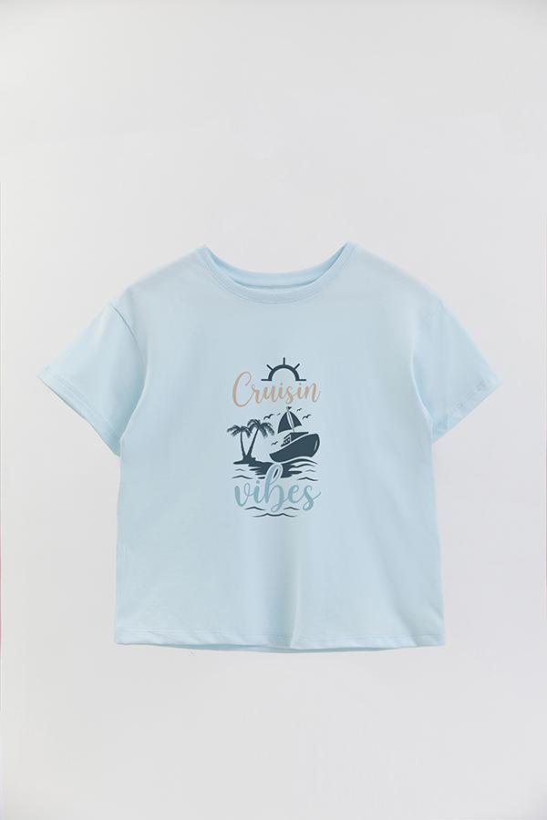 REMERA BOY OVER NT VIBES