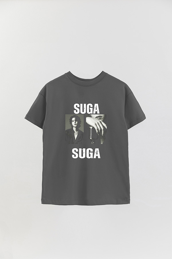 REMERA OVER ESTAMPADA BTS HT SUGA