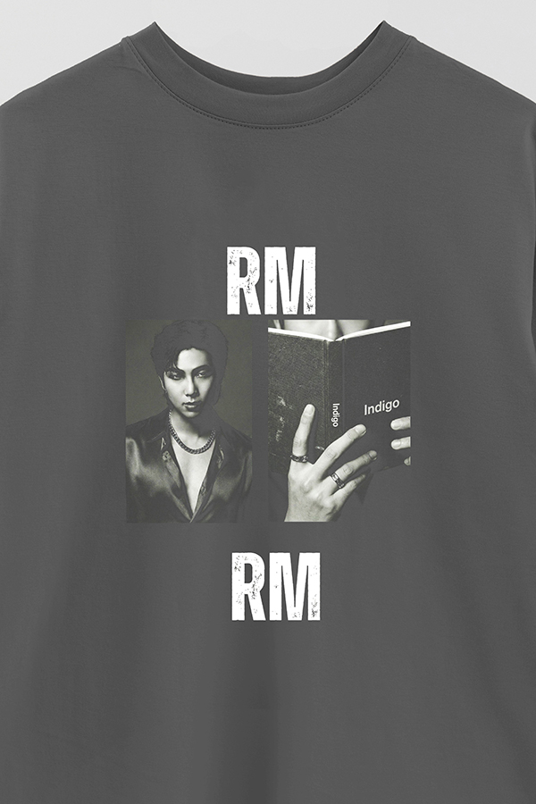 REMERA OVER ESTAMPADA BTS HT RM