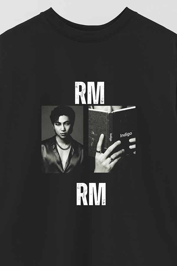 REMERA OVER ESTAMPADA BTS HT RM