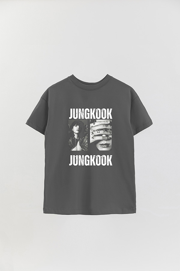 REMERA OVER ESTAMPADA BTS HT JUNGKOOK