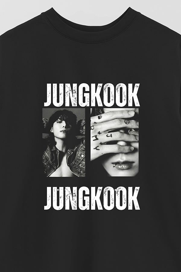 REMERA OVER ESTAMPADA BTS HT JUNGKOOK