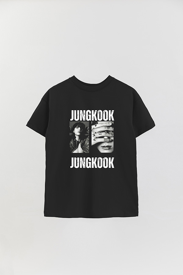 REMERA OVER ESTAMPADA BTS HT JUNGKOOK